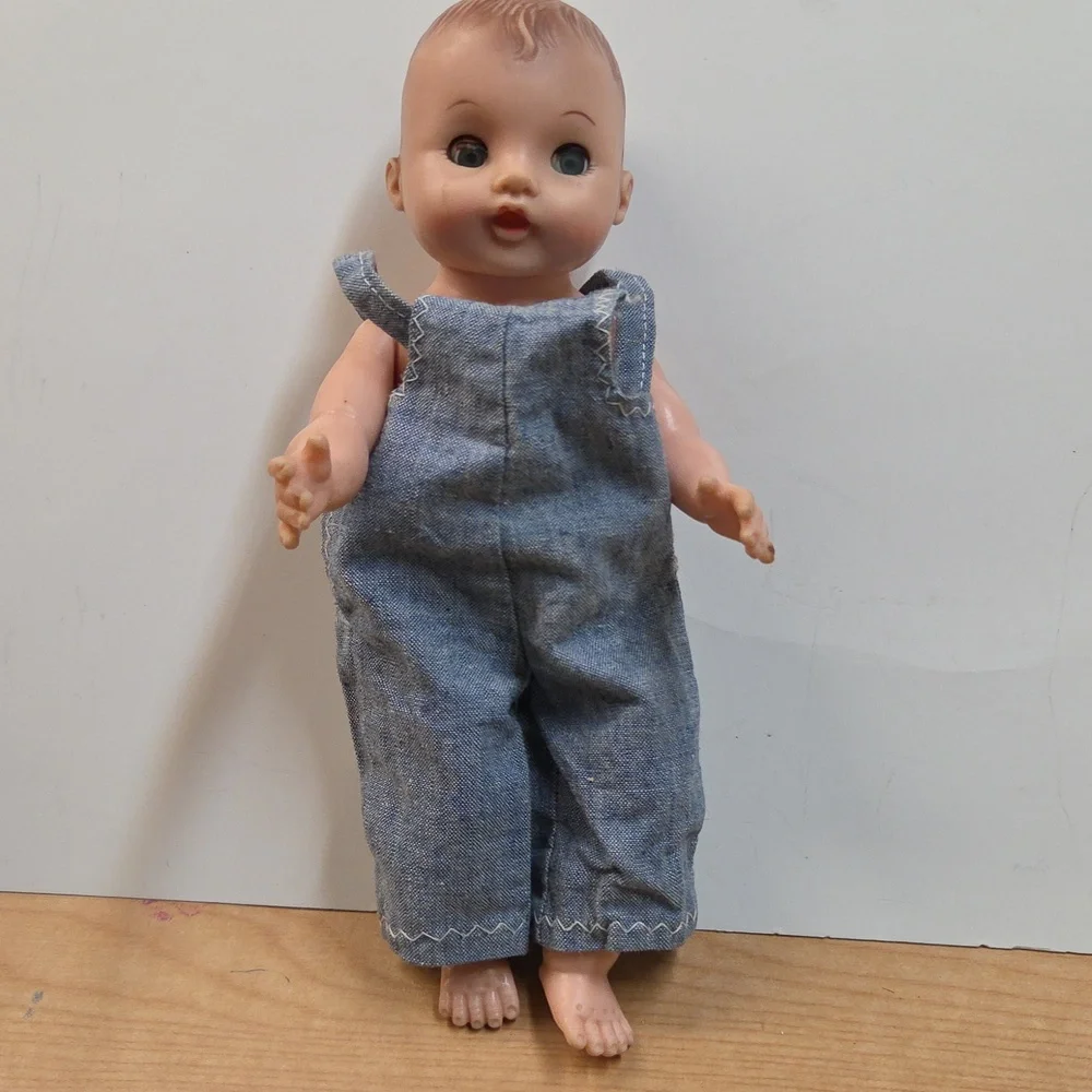 2 1960's Rubber Dolls Ginny‎ Baby..Sleepy Eye Doll